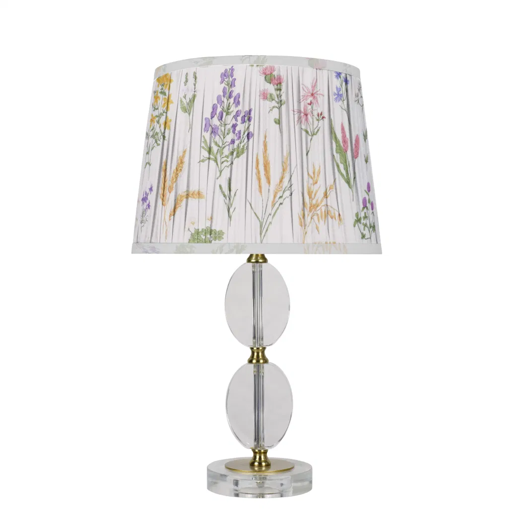 Ink Rustic Table Lamp High-End Crushed Flower Shade with Table Lamp