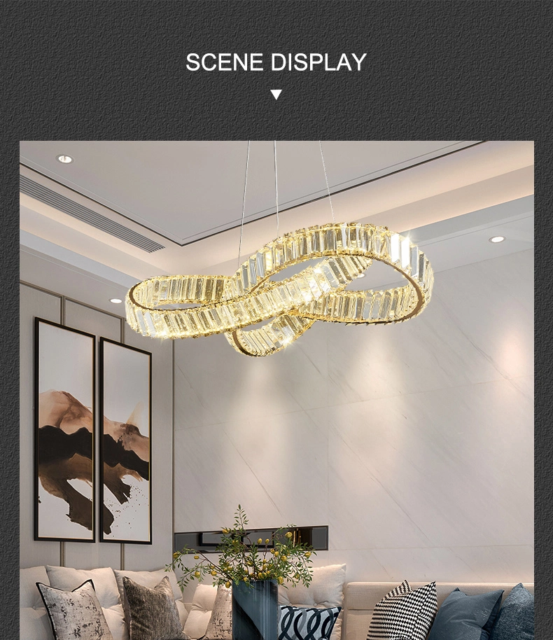 Nordic Hot-Sale Modern Luxury Living Room LED Chandeliers Pendant Lighting