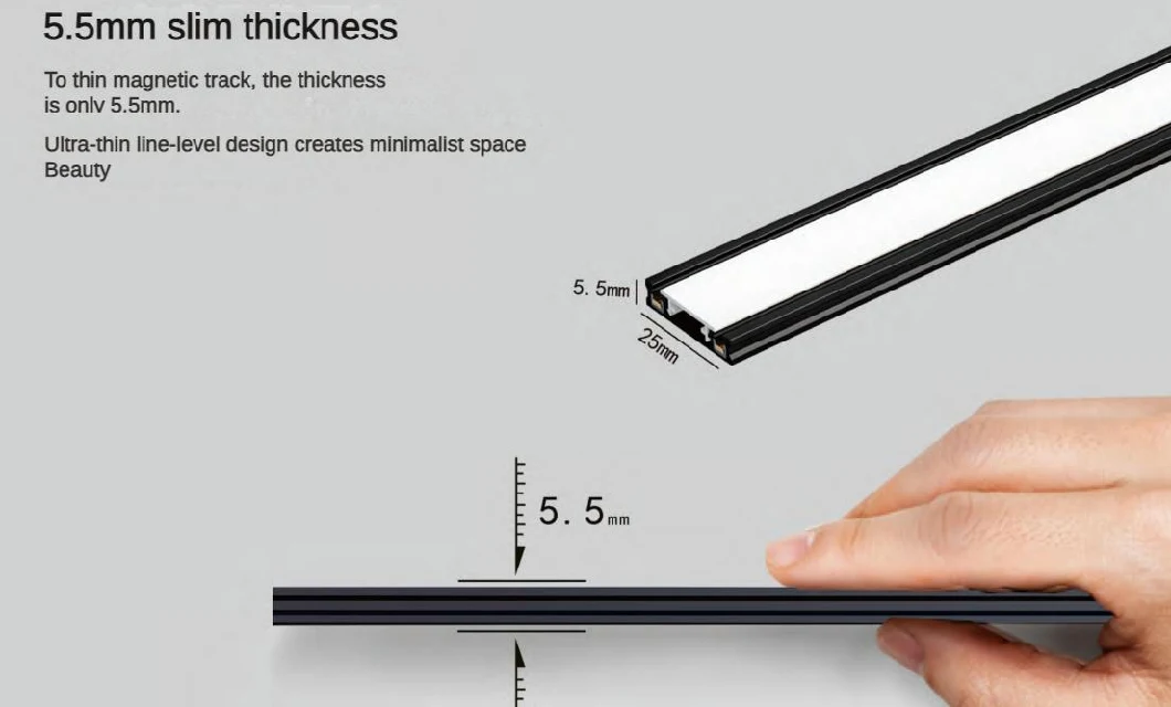 Zigbee LED Track Light Linear Spot Downlight Magnetic Interior Lighting