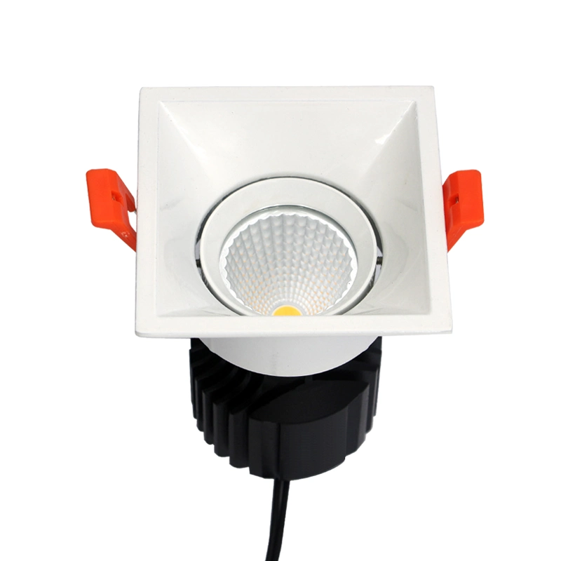 Commercial New Fashion Grille 10W 15W COB SMD Anti-Glare Surface Mounted Recessed Dimmable High Power Indoor LED Spot Ceiling Downlight