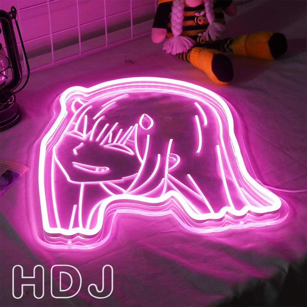 Popular Neon Frank Anime Cartoon Modeling Lights Bedroom Room Neon Decorative Lights