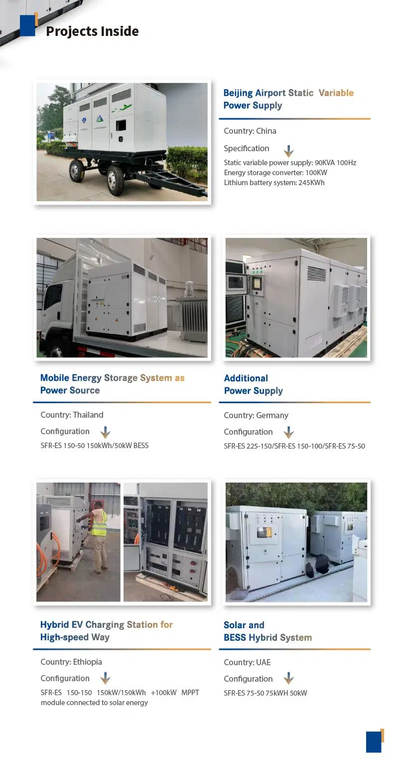 Elecnova 75kwh LiFePO4 Battery Energy Storage Systems Container Energy Storage Grid Tied Inverters off Grid Solution