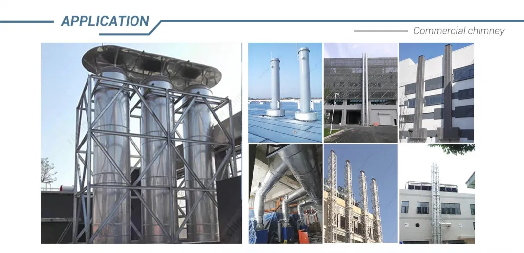 Professional Commercial Chimney Solution Provider Ventilation System Conduit