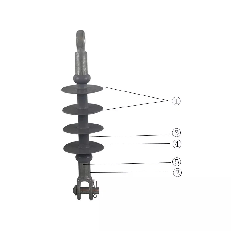 11kv-110kv Electric 33kv 24kv 138kv Composite Polymer Suspension Insulator Strain Insulator