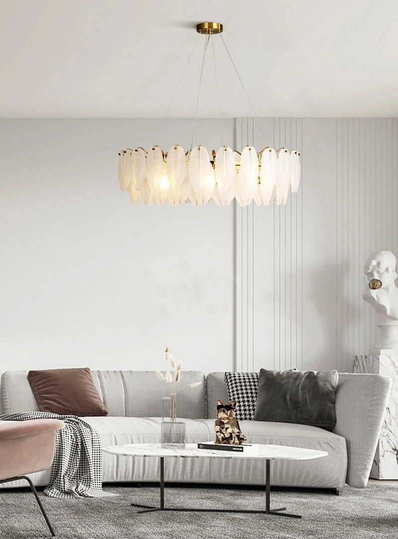 China LED Crystal Living Room Decorative Gold Home Crystal Chandelier Pendant Lighting