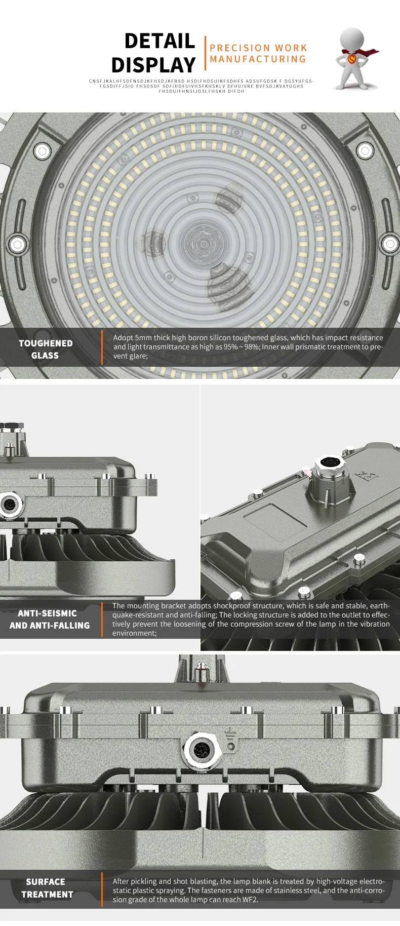 Class I Division II Hazardous Locations Luminaires Warehouse Lighting