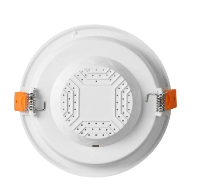 12W Ultra-Thin Embedded Ceiling Lamp with Junction Box Dimmable Airtight Downlight 5000K LED Panel Lamp