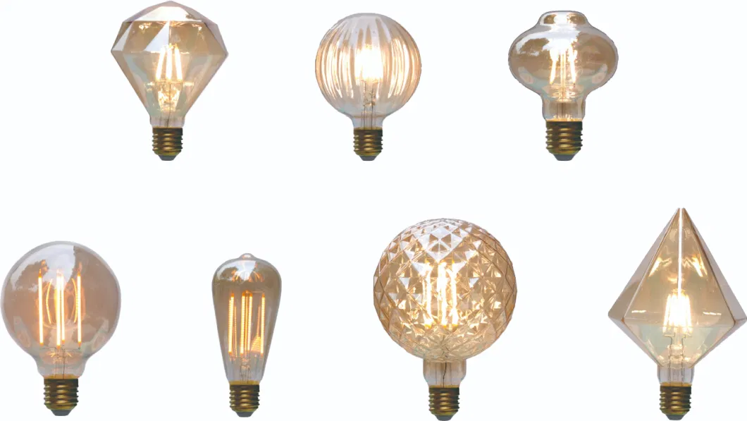 LED Candle Energy Saving Light C35 G45 Edison Decorative Antique Lighting Vintage Bulb Light Lamp E27 E14 B22 B15 Filament Golf Bulb