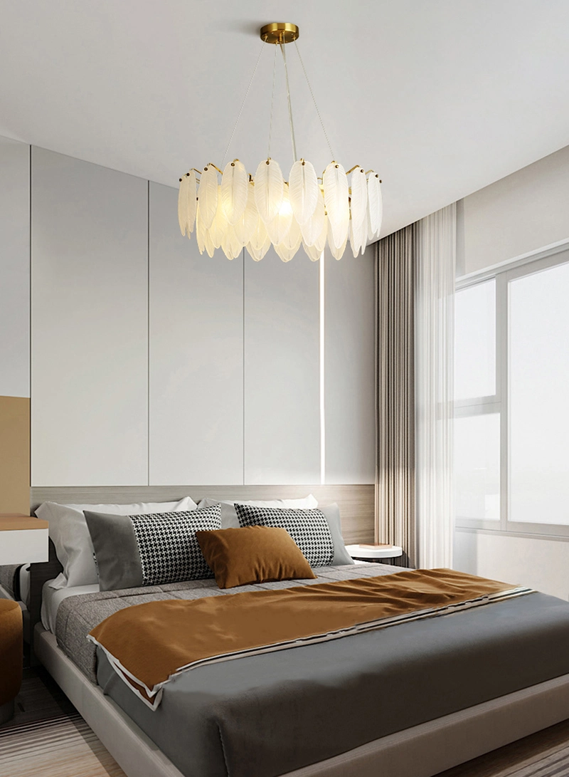 China LED Crystal Living Room Decorative Gold Home Crystal Chandelier Pendant Lighting