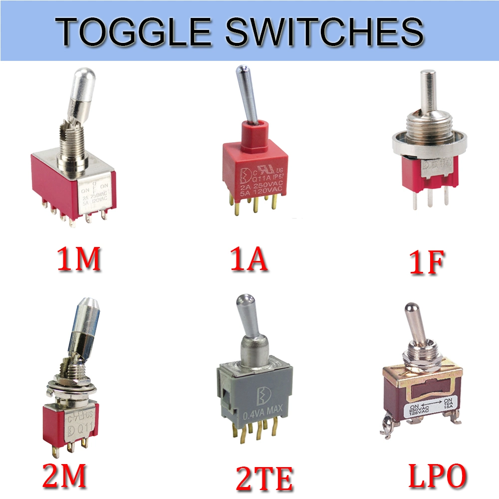 IP67 Waterproof Momentary Electrical on off Auto Power Switch Push Button UL Micro Toggle Switch