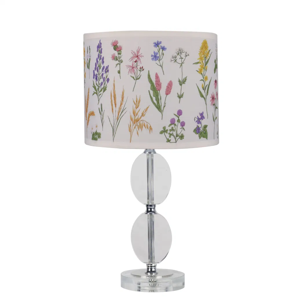 Ink Rustic Table Lamp High-End Crushed Flower Shade with Table Lamp