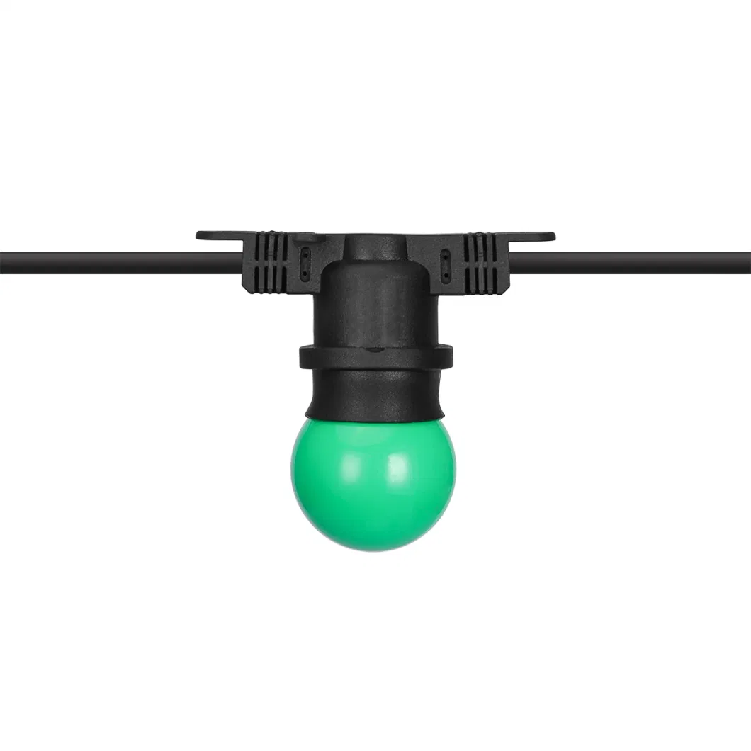 RGB Outdoor Weatherproof Commercial Hanging Sockets Cafe Grade Lights Holiday Decorating Lighting