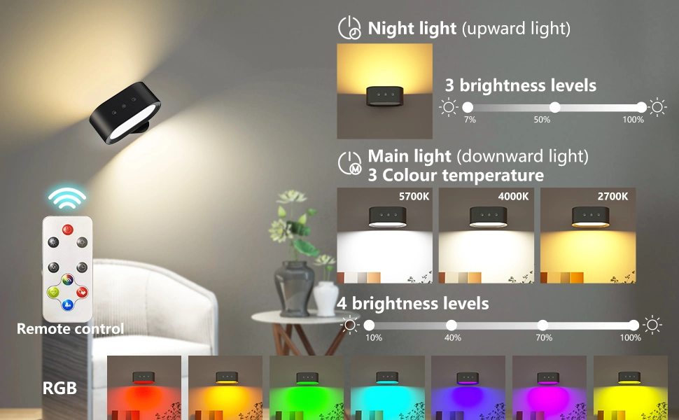 Flashlight RGB Ambient Lights Decoration Lighting