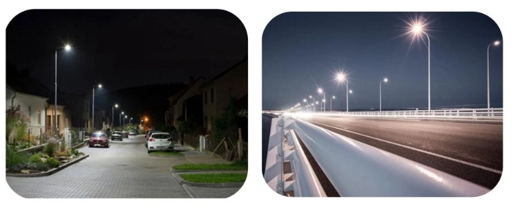 Input 100~277VAC Outdoor LED Street Lamps 50W~300W Light Housing Intelligent Urban Lighting