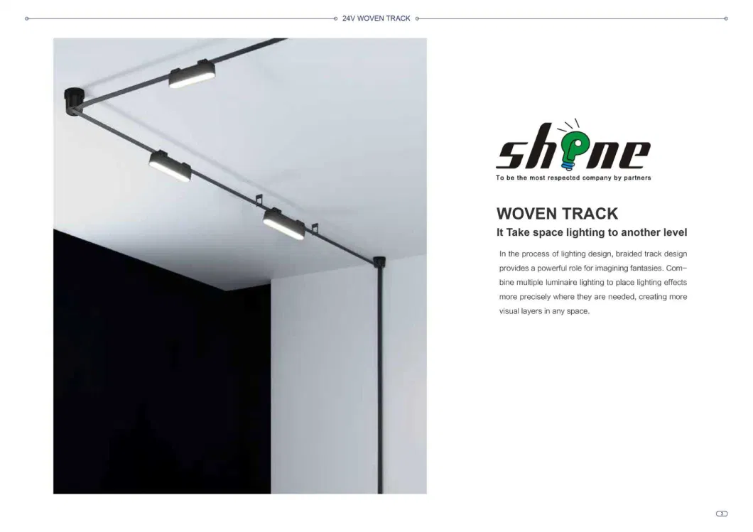 New Design Indoor Decorative Pendant Light Adjustable Track Lighting