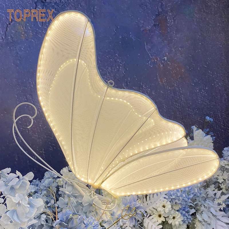 Event Photo Booth Props Butterfly Lights Butterfly for Party Wedding Decoration
