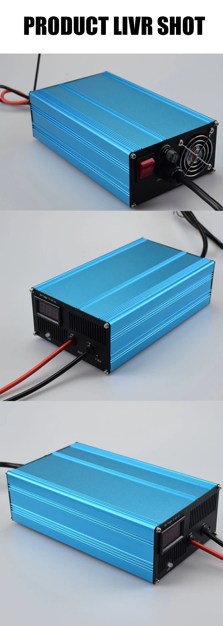 DC Battery Charger Quick Charger for Ternary Lithium-Ion Batteries 25.2V 42A