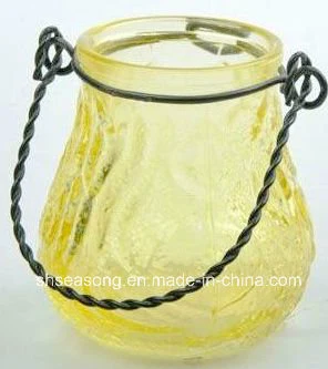 Glass Candle Holder / Glass Holder for Candle / Candle Jar (SS1302-2)