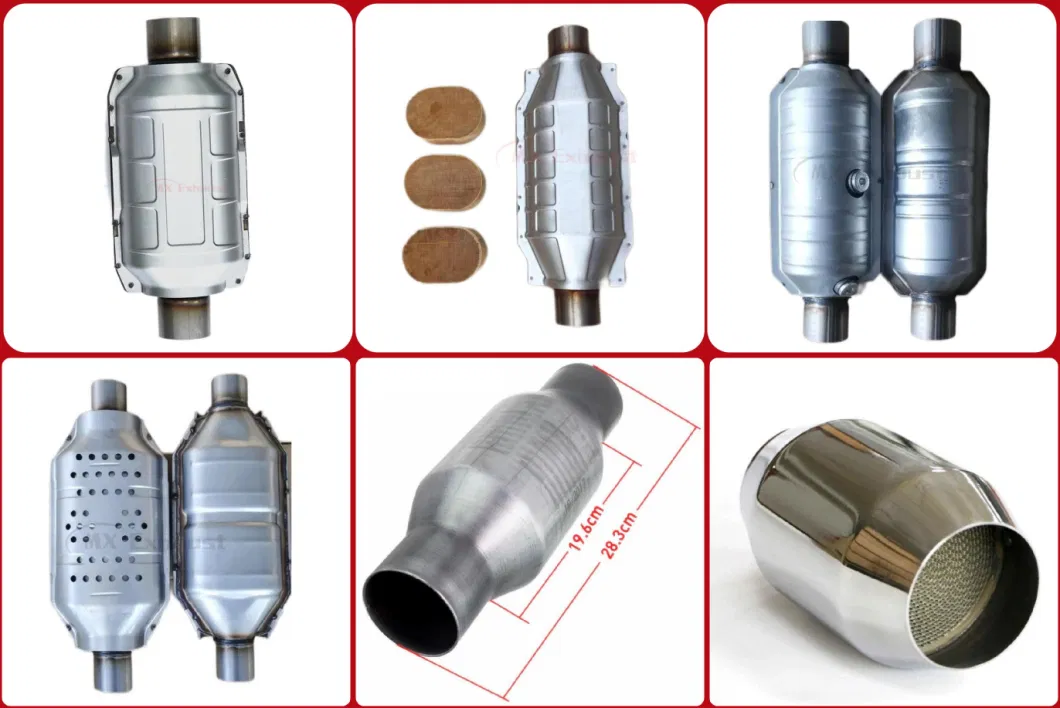 High Quality Wholesales Universal Three Way Catalytic Converter for Cars with OBD/Euor 2/3/4/5 Standards