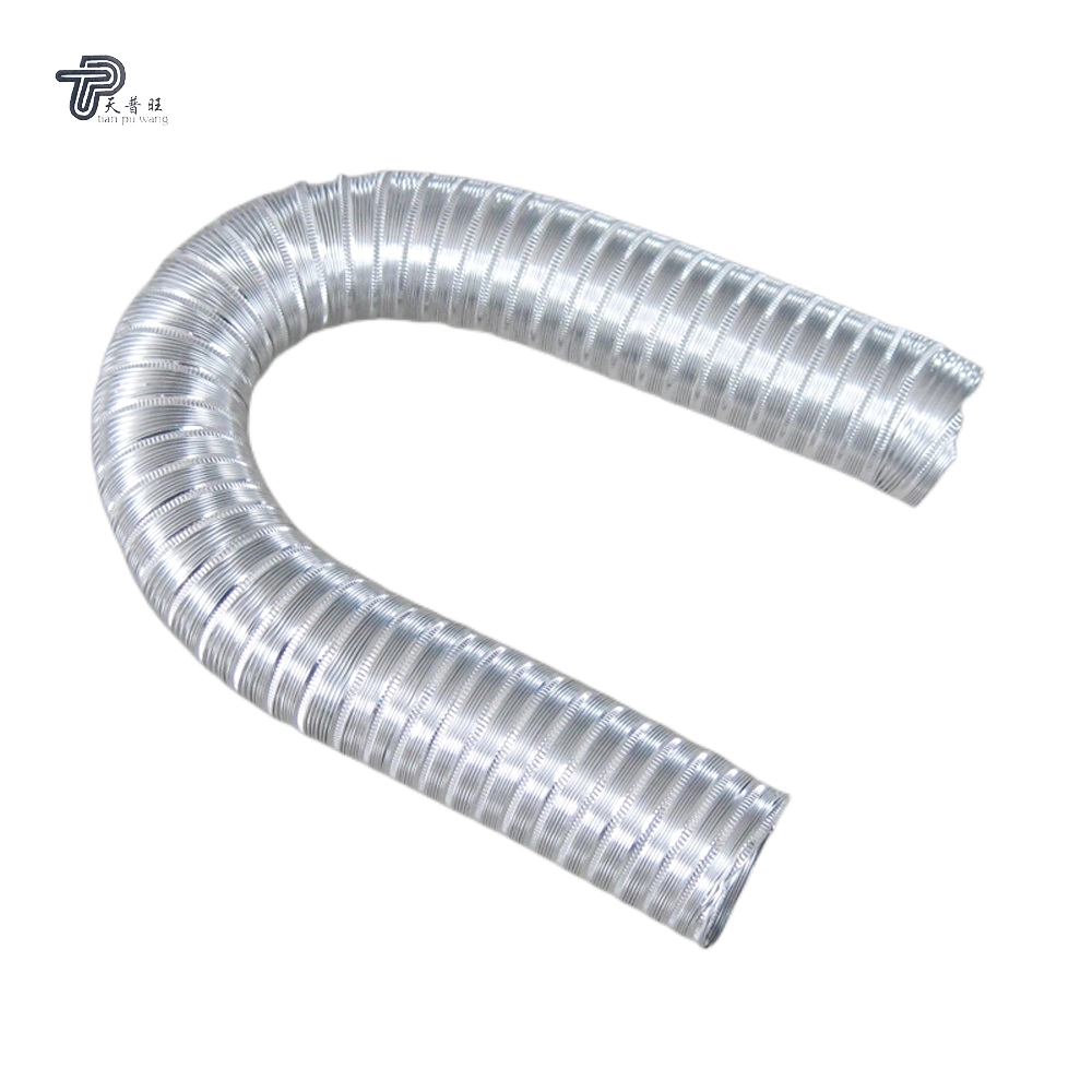 Flexible Ventilation Ducting Tube Semi-Rigid Aluminum Air Duct for Range Hood