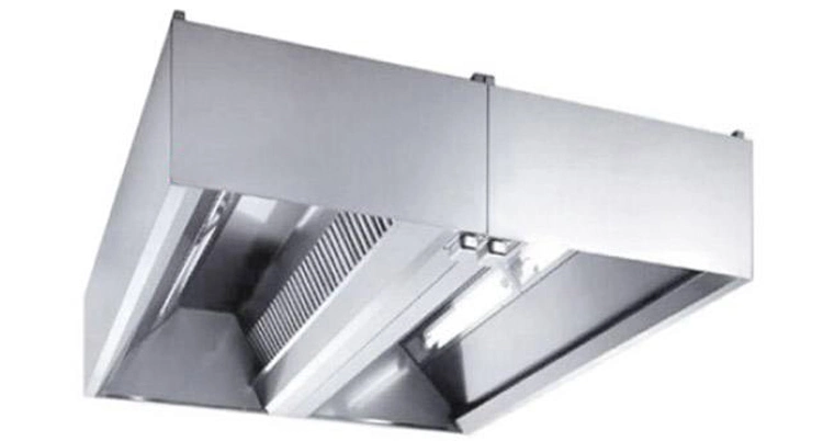 Kitchen Appliance Stainless Steel Chimney Copper Motor 90cm Baffle Filter Kitchen Extractor Range Hood