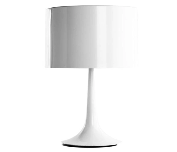 Very Contemporary Aluminium White Desk Table Lamp Lighting for Hotel Bedside Reading
