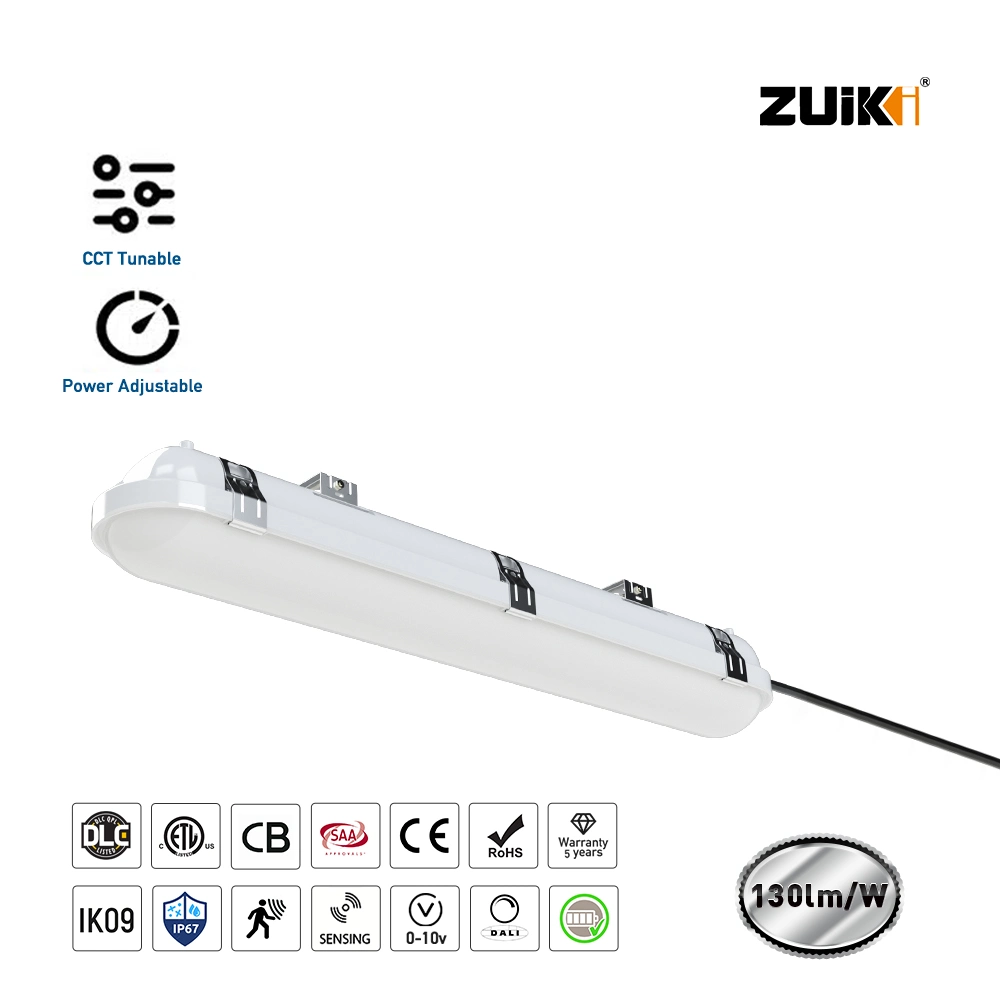 an Energy Efficient Vapor Tight Lighting Fixture for Rugged Commercial &amp; Outdoor Applications with CE RoHS CB ETL