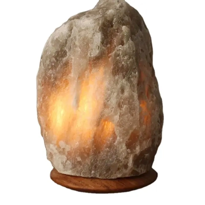 2023 Decorative Grey Stone Natural Air Fresher Sauna Himalayan Salt Lamp