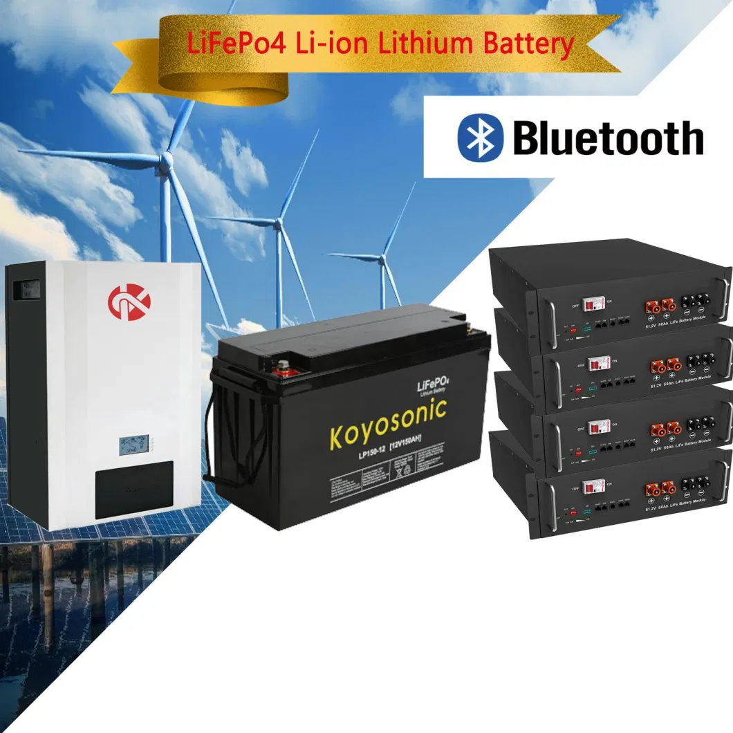 Tesla Powerwall LiFePO4 Battery Rack Power 12V 24V 48V 100ah 200ah 400ah Lithium Ion Battery 5kwh 10kwh 20kw Battery Pack Lipo LiFePO4 Battery Home for Home