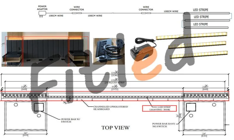 Hotel Headboard Light Bedbase LED Vanity Motion Light TV Wall Furniture LED Shelf Bar LED Closet Armoire Wardrobe Motion LED Light