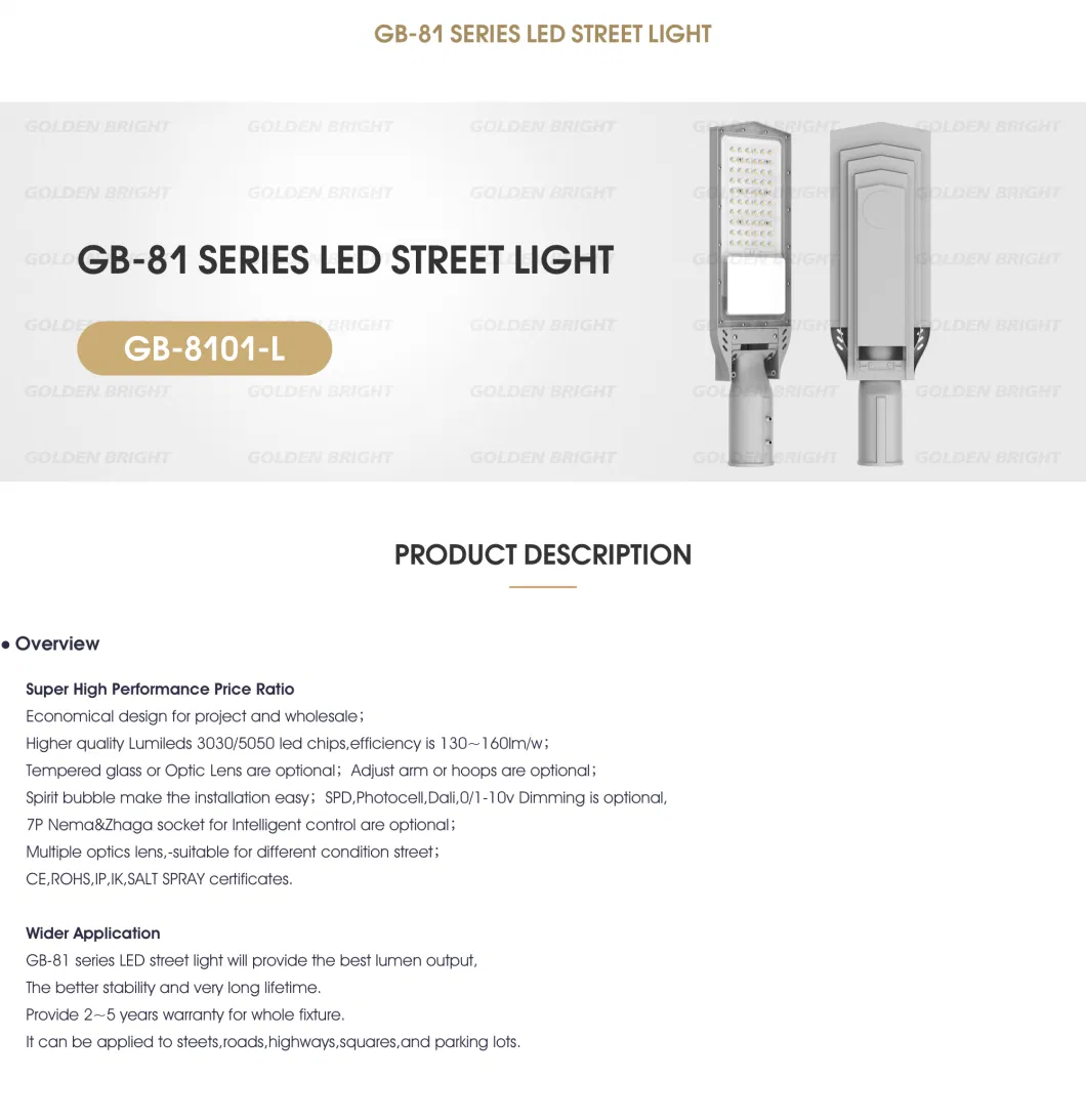 Integrated Commercial Solar Battery Panel Waterproof LED Street Outdoor Garden Lighting