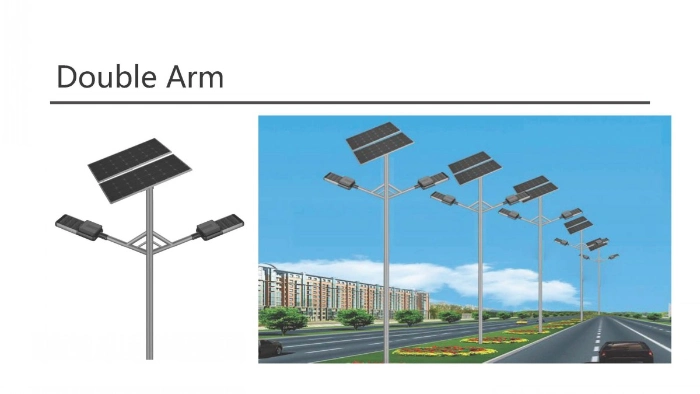 European Design 50W 170lm/W Solar Powered Garden Yard Path LED Outdoor Lighting Waterproof