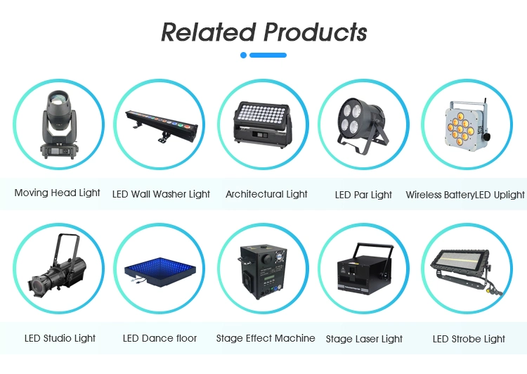 18X12W Rgbwy 5 In1 LED PAR Stage Lighting Equipment