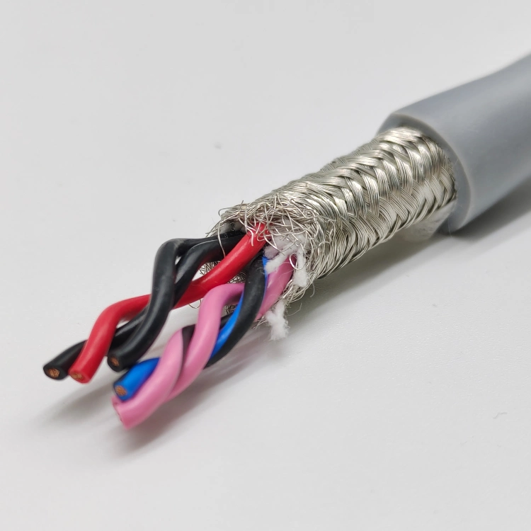 High Flexible Shielded Cable Twisted Pair Copper Conducted Cable Rvvsp Cables