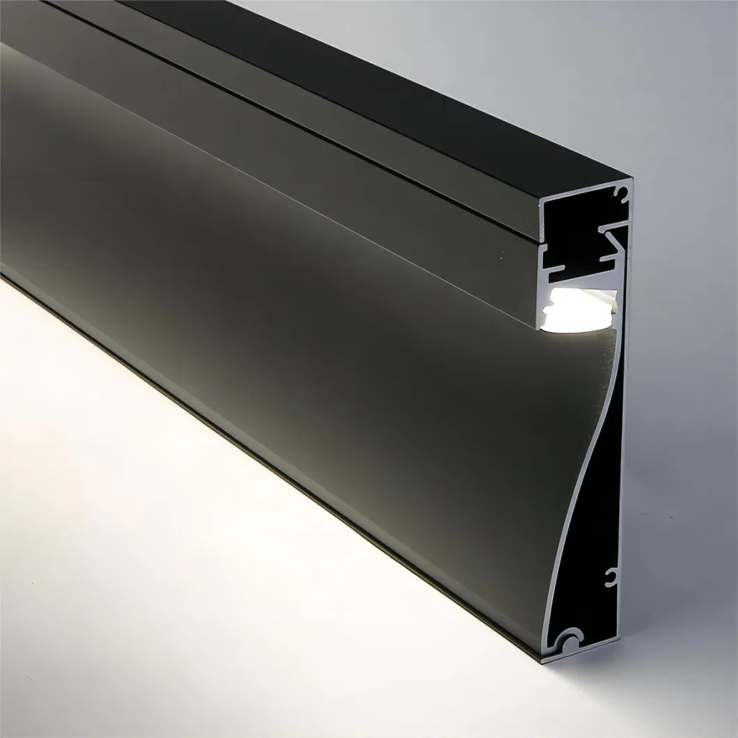 Aluminum Profile Lx50X12.8 24V Decoration Edge Groove Linear Strip LED Skirting Lighting