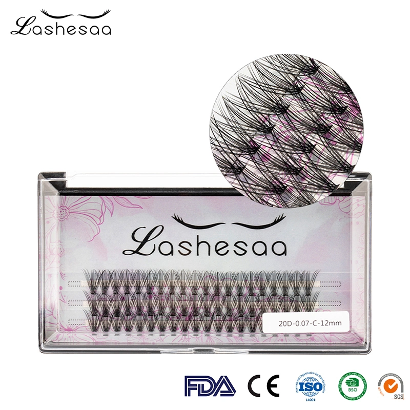 Mengfan China Makeup DIY Lash Extension Kit Wholesale Cluster Premade Fan Eyelash Extension