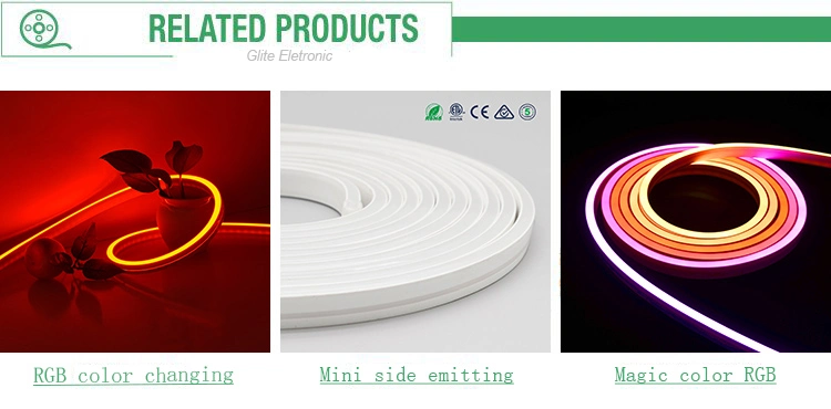 110V 220V Neon Lights 0816 1426 Red Blue Green White Silicone Neon Flex LED Strip Lighting