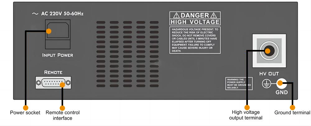 Quality 10kv 15kv 20kv 25kv 30kv 0.5mA 1mA 2mA 2.5mA High Voltage Power Supply for University Laboratory