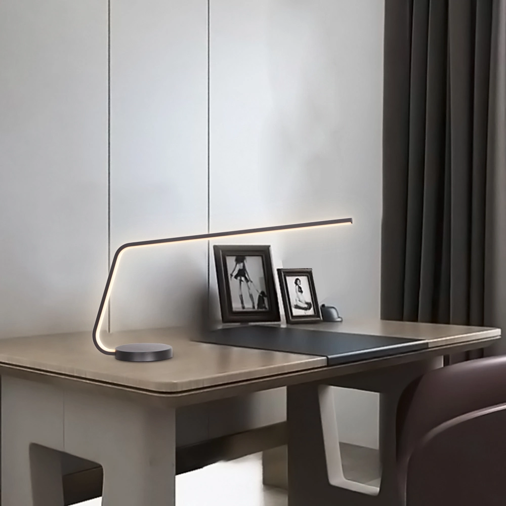 Masivel Lighting Factory Modern Simplism LED Table Light Metal Aluminum Linear Study Room Table Lighting for Bedroom