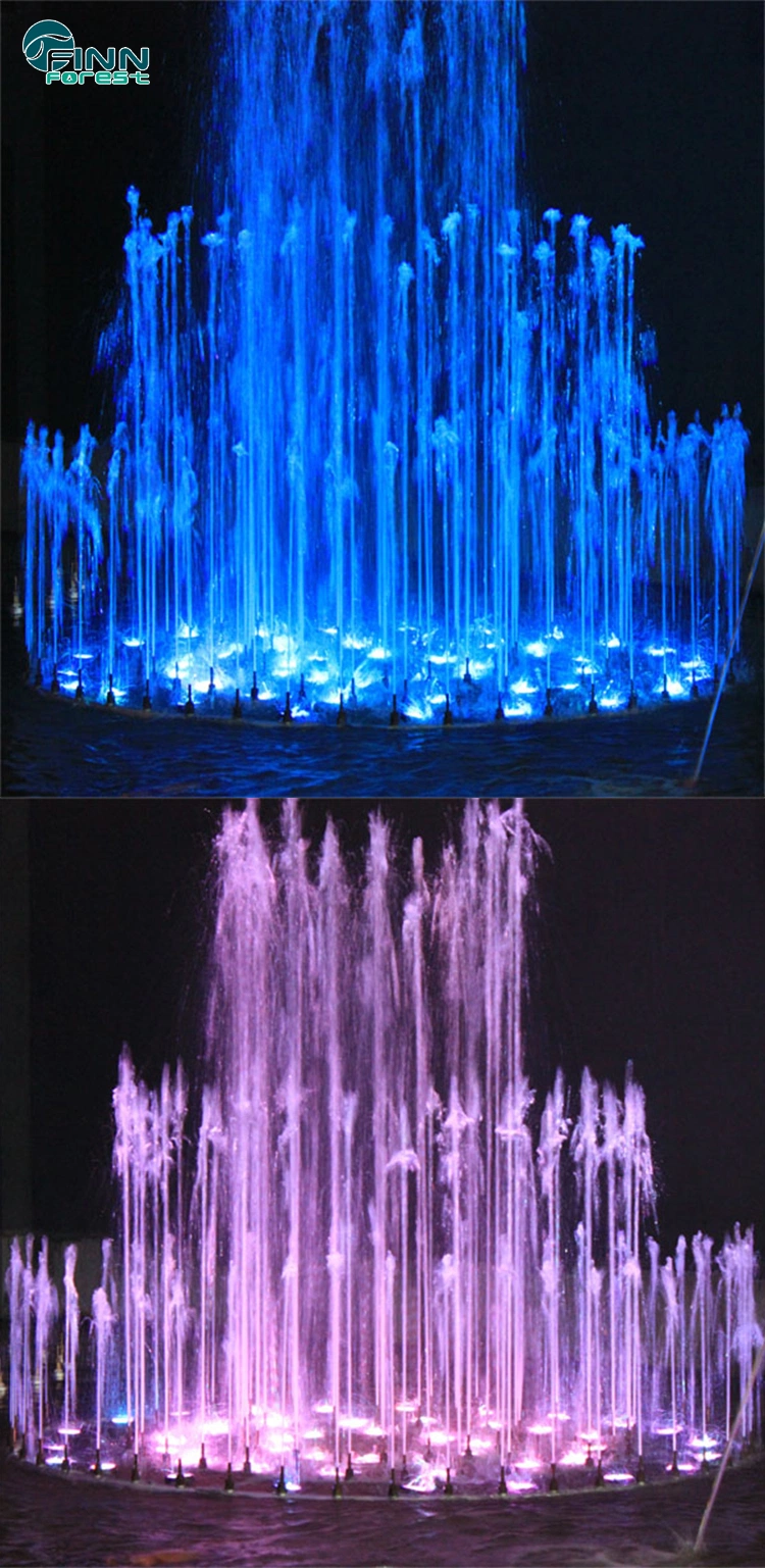 Outdoor LED Lighting Stainless Steel Musical Dancing Water Fountain Equipment