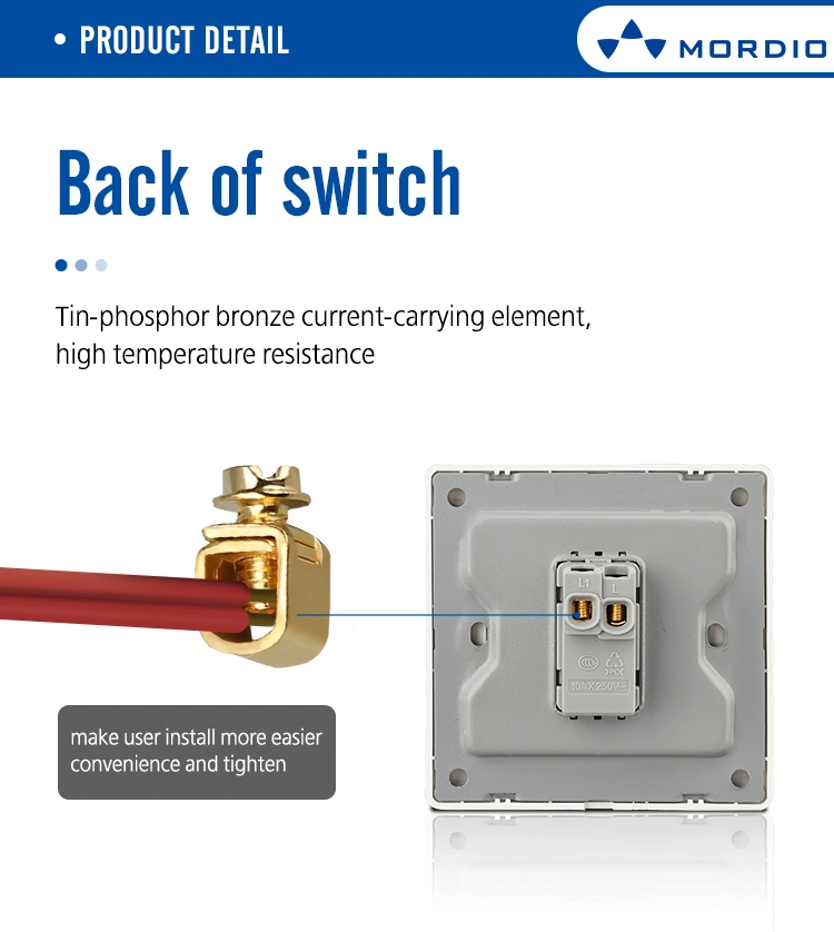 UK Switch Socket Light Dimmer 300W K1.2 Series