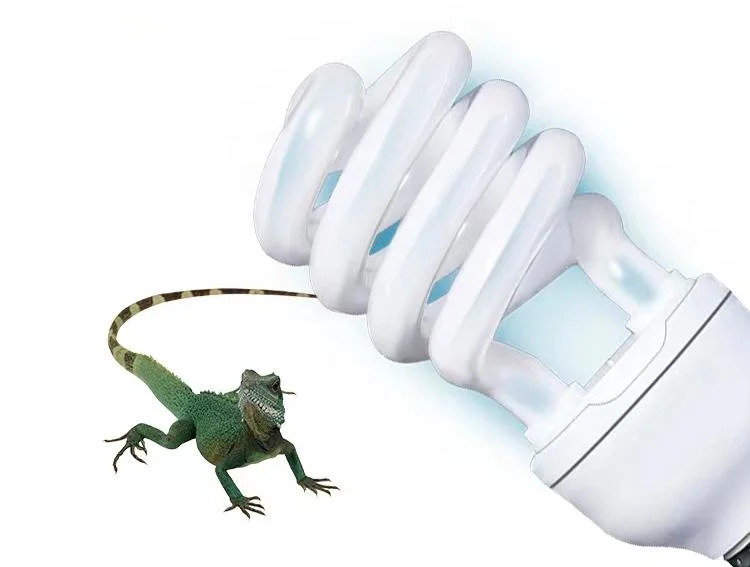 Compact Fluorescent Lamp 26W Reptile Daylight UVB Lamp 5.0 10.0 15.0 Spiral Bulb for Tortoise Reptile Global Sale