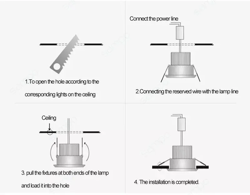 Dimmable COB Anti Glare 5-20W Aluminum LED Spotlight Interior Down Lighting for Mall, Restaurant, Commercial Spaces