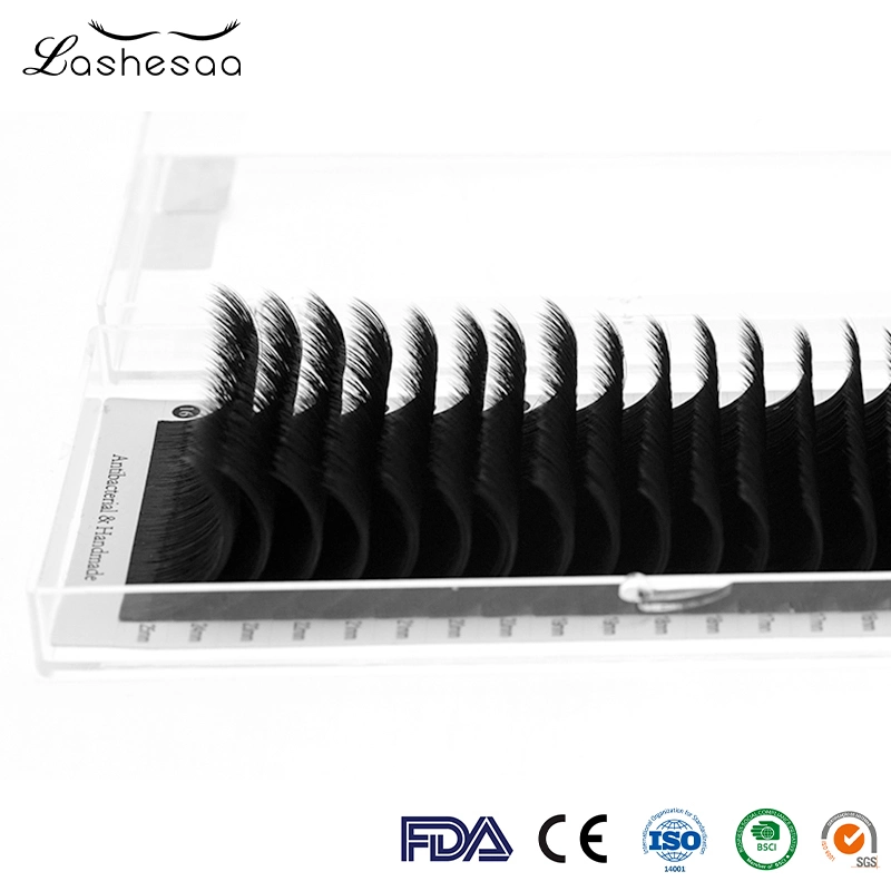 Mengfan China Fan Eyelashes Mink Lashes Factory Private Label Faux Mink Eyelash Extensions Individual Eyelash Extension Matte Cosmetic Eyelashes Extension