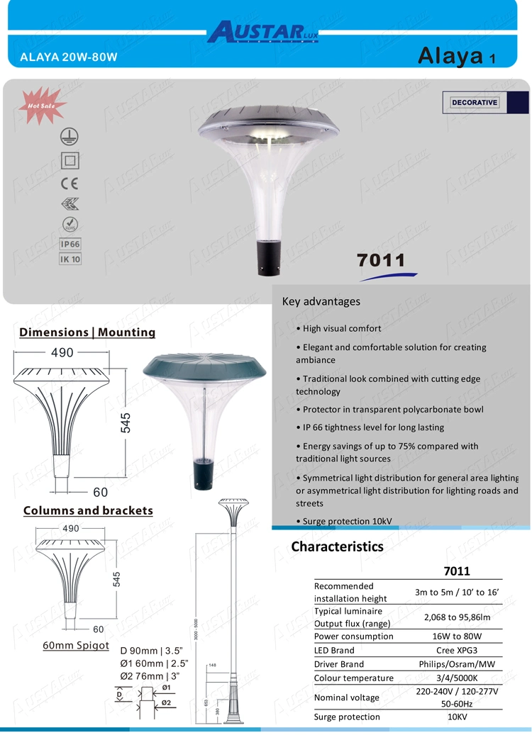 Chic Eclairage D Ambiance Lighting Urban &amp; Residential Street Pedestrian Paths Calla Pilzeo