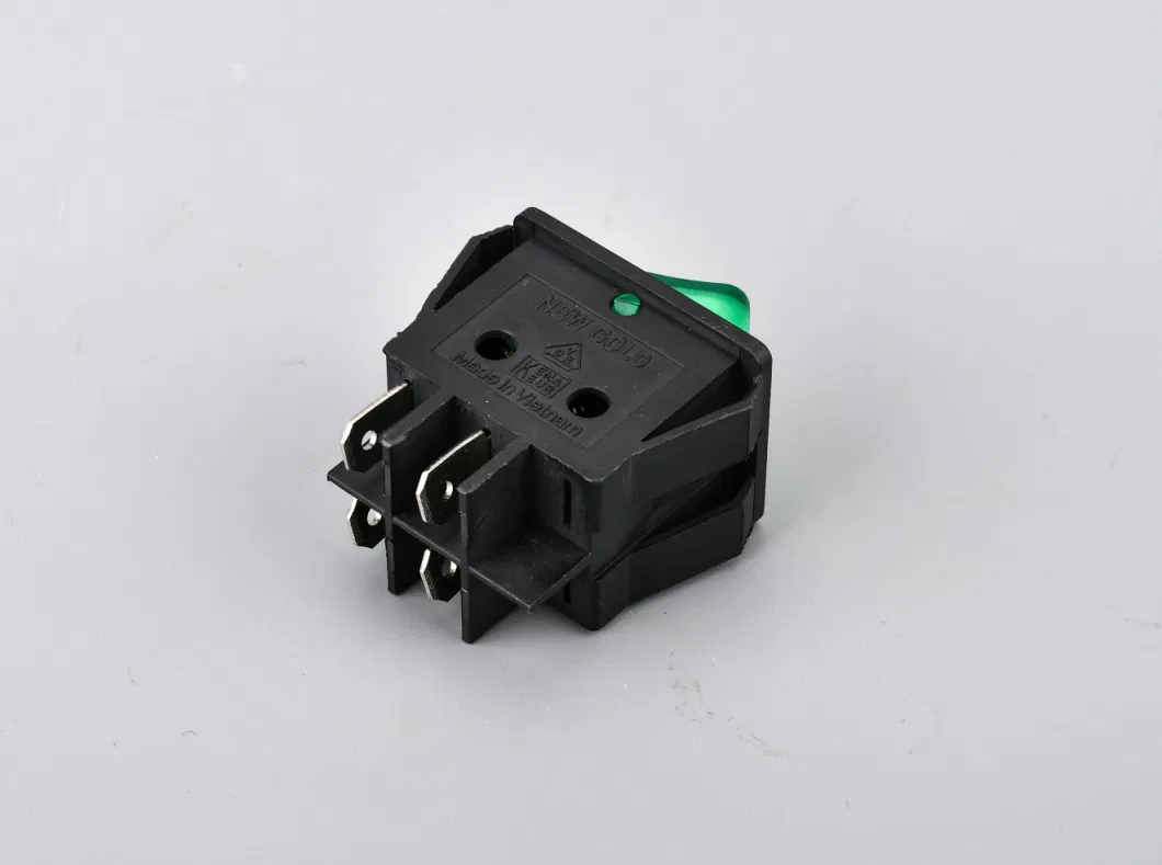 10A 250V Waterproof Electronic Light Toggle Rocker Push Button Micro Socket Switch