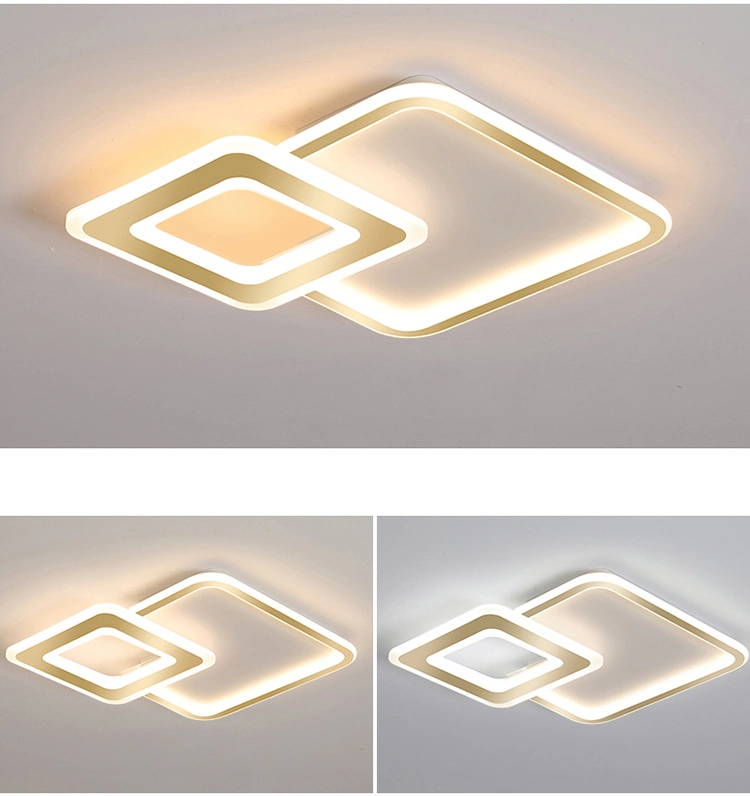 Rectangle Acrylic Kitchen Island Lighting LED Ceiling Light Fixture