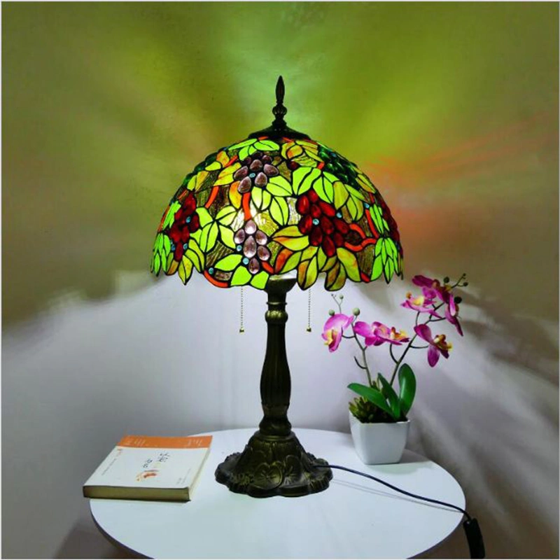 40cm Tiffany Table Lamp Bedroom Bedside Lamp Creative Industrial Table Lamp (WH-TTB-78)