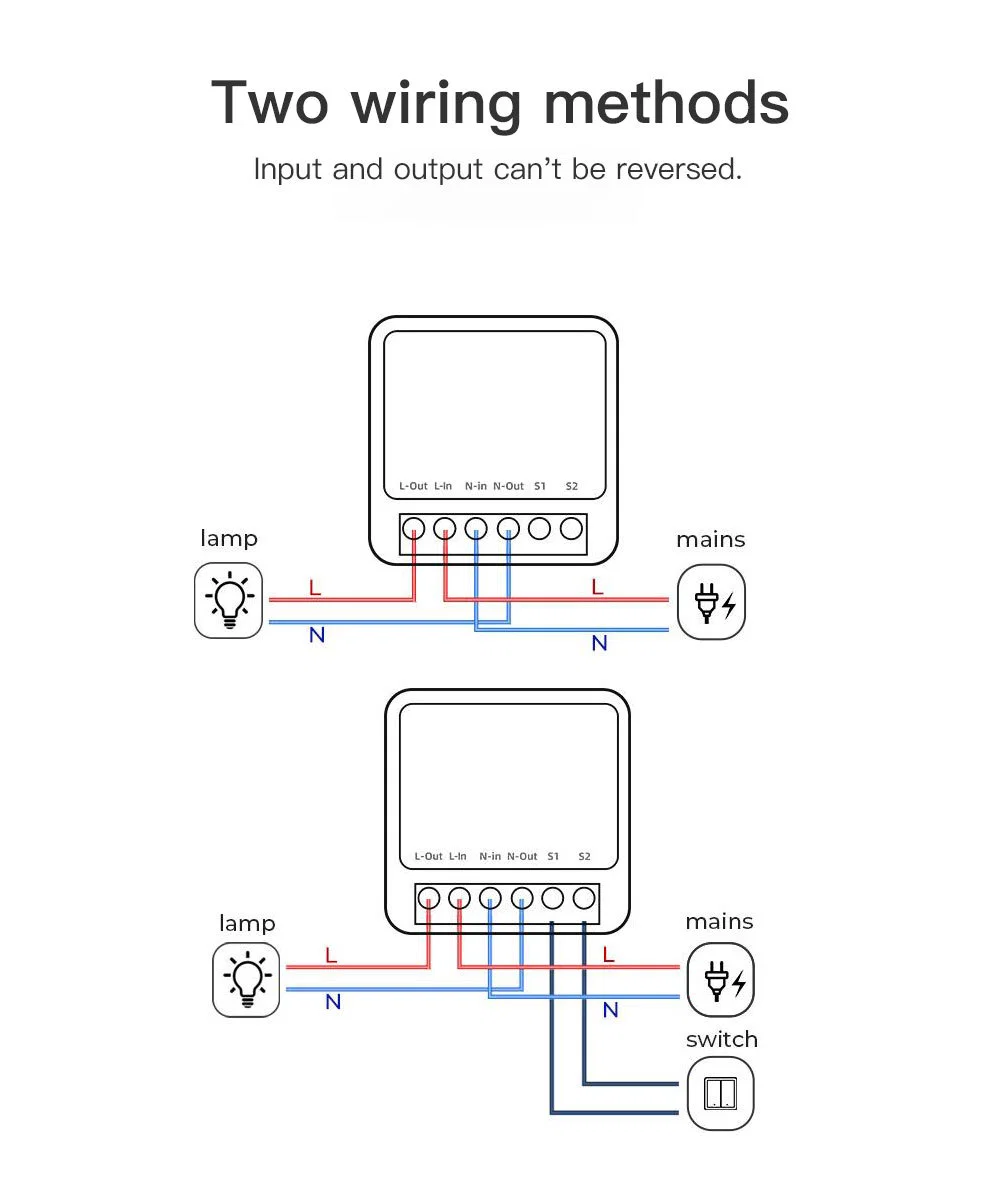 Tuya 16A Zigbee WiFi Smart Module Switch Support Two Way Remote Voice Control on-off Device with Smart Life/Tuya Alexa Google Home APP