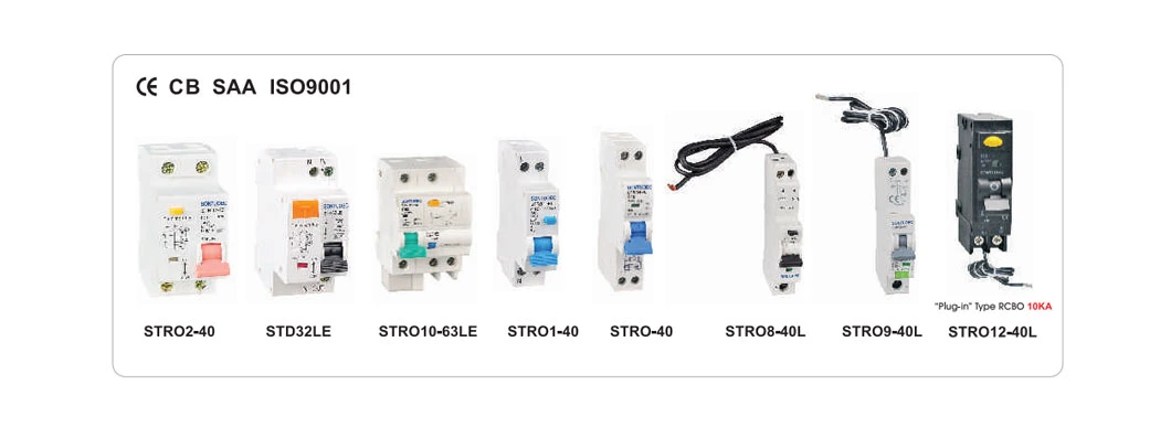 Std32le Series RCBO Residual Current Circuit Breaker with Over Current Protection